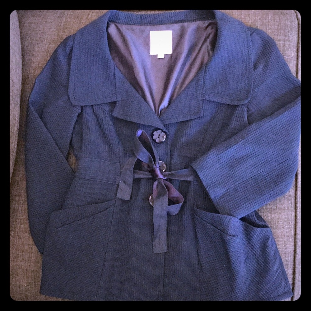 Nanette Lepore Navy Blue Blazer sz 0